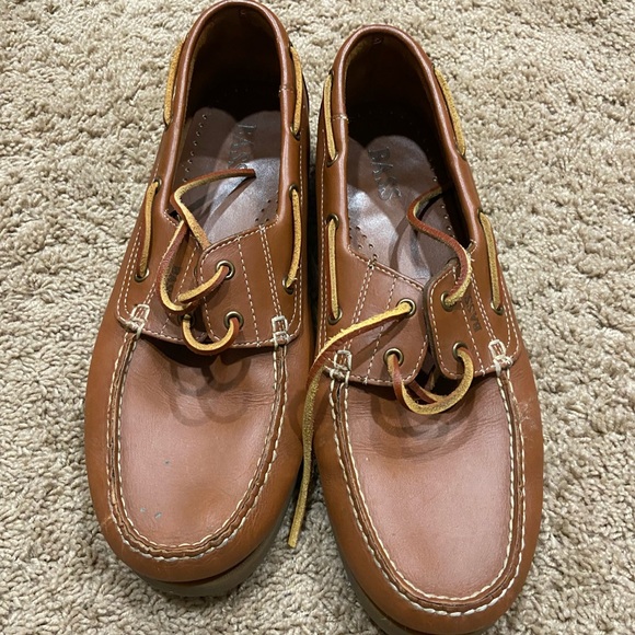 Bass Other - Bass Tan Leather Seafarer Shoes Sz 10.5 W